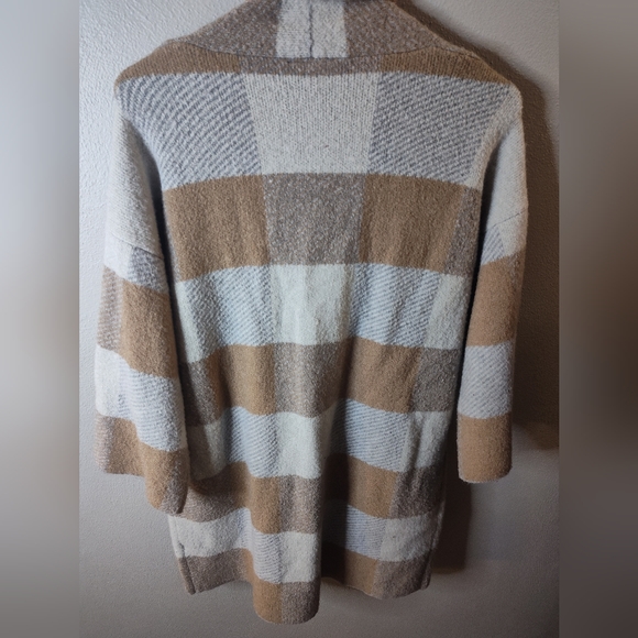 Dor Dor Sweater Cardigan Size L Striped - Picture 2 of 3